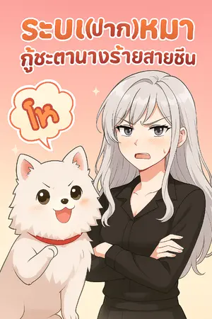 ปกนิยาย ระบบ(ปาก)หมา กู้ชะตานางร้ายสายซึน