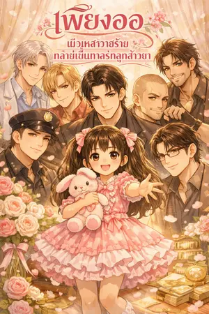 ปกนิยาย เพียงออเมื่อเหล่าวายร้ายกลายเป็นทาสรักลูกสาวขา