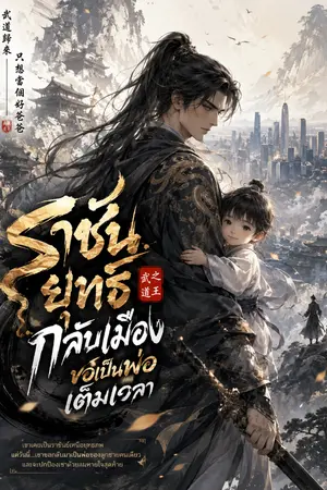 ปกนิยาย ราชันยุทธ์กลับเมือง ขอเป็นพ่อเต็มเวลา