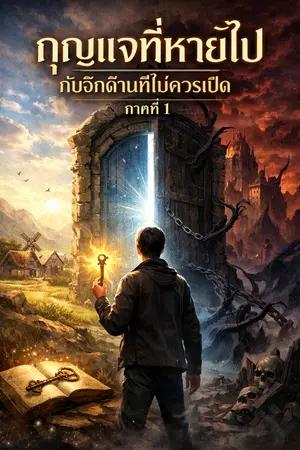 ปกนิยาย กุญแจที่หายไป กับอีกด้านที่ไม่ควรเปิด ภาคที่1