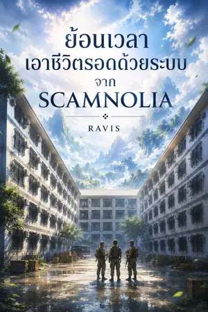 ปกนิยาย ย้อนเวลาเอาชีวิตรอดด้วยระบบจาก Scamnolia