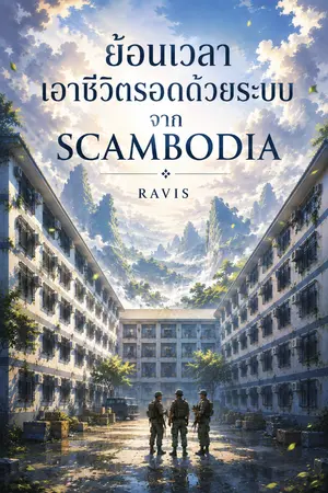 ปกนิยาย ย้อนเวลาเอาชีวิตรอดด้วยระบบจาก Scambodia