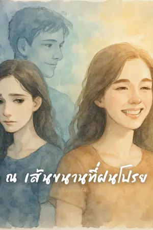 ปกนิยาย ณ เส้นขนานที่ฝนโปรย