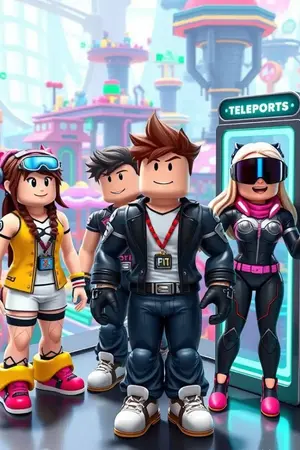 ปกนิยาย ROBLOX: ภารกิจแห่งกาลเวลา – ประตูสู่พหุจักรวาล