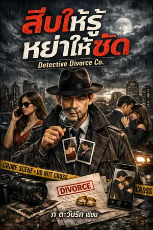 ปกนิยาย สืบให้รู้ หย่าให้ชัด Detective Divorce Co.