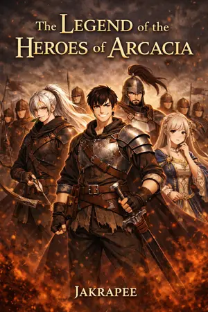 ปกนิยาย ตำนานวีรบุรุษแห่งอาร์คาเซีย