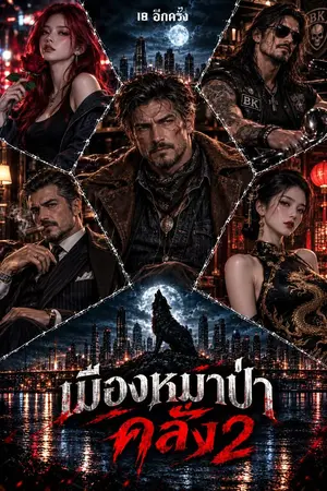 ปกนิยาย เมืองหมาป่าคลั่ง 2