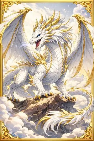 ปกนิยาย กำเนิดมังกรศักดิ์สิทธิ์