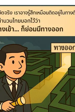 ปกนิยาย ทางออก​