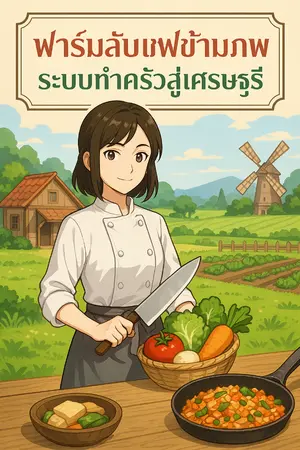 ปกนิยาย ฟาร์มลับเชฟข้ามภพ ระบบทำครัวสู่เศรษฐี