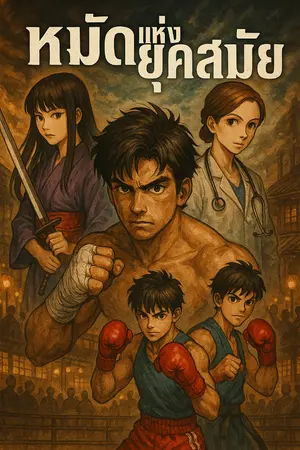 ปกนิยาย “หมัดข้ามศตวรรษ (Meiji Fist)” ภาคเวทีแห่งหมัดและศักดิ์ศรี