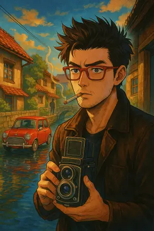 ปกนิยาย แสงเงาในเลนส์เงียบ (Shadows Through a Quiet Lens)
