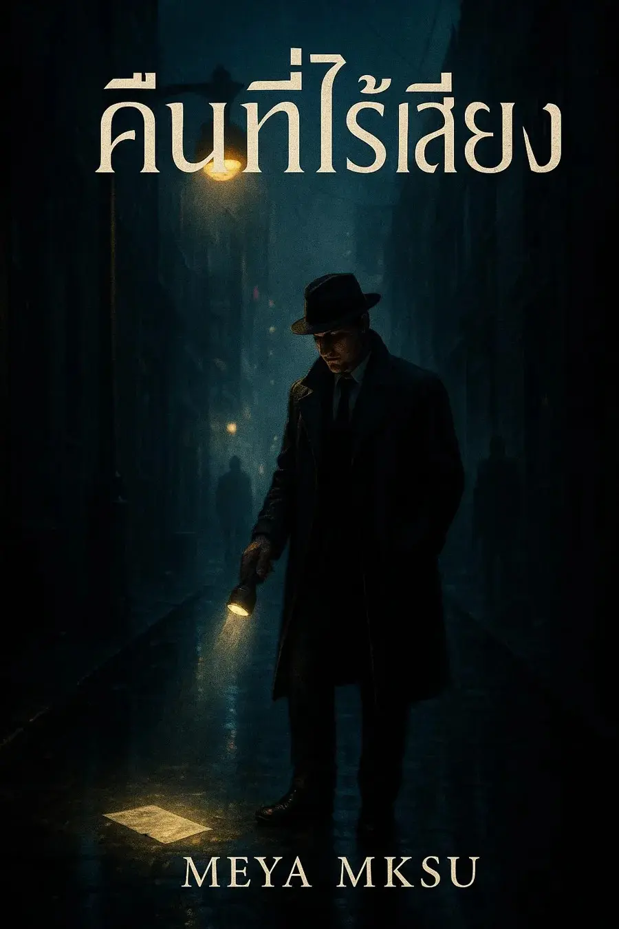 ปกนิยาย คืนที่ไร้เสียง