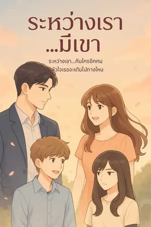 ปกนิยาย ระหว่างเรา…มีเขา