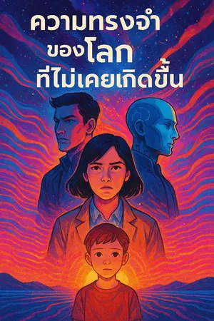 ปกนิยาย ความทรงจำของโลกที่ไม่เคยเกิดขึ้น
