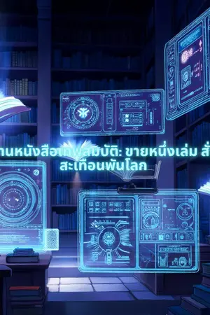 ปกนิยาย ร้านหนังสือเทพสมบัติ: ขายหนึ่งเล่ม สั่นสะเทือนพันโลก