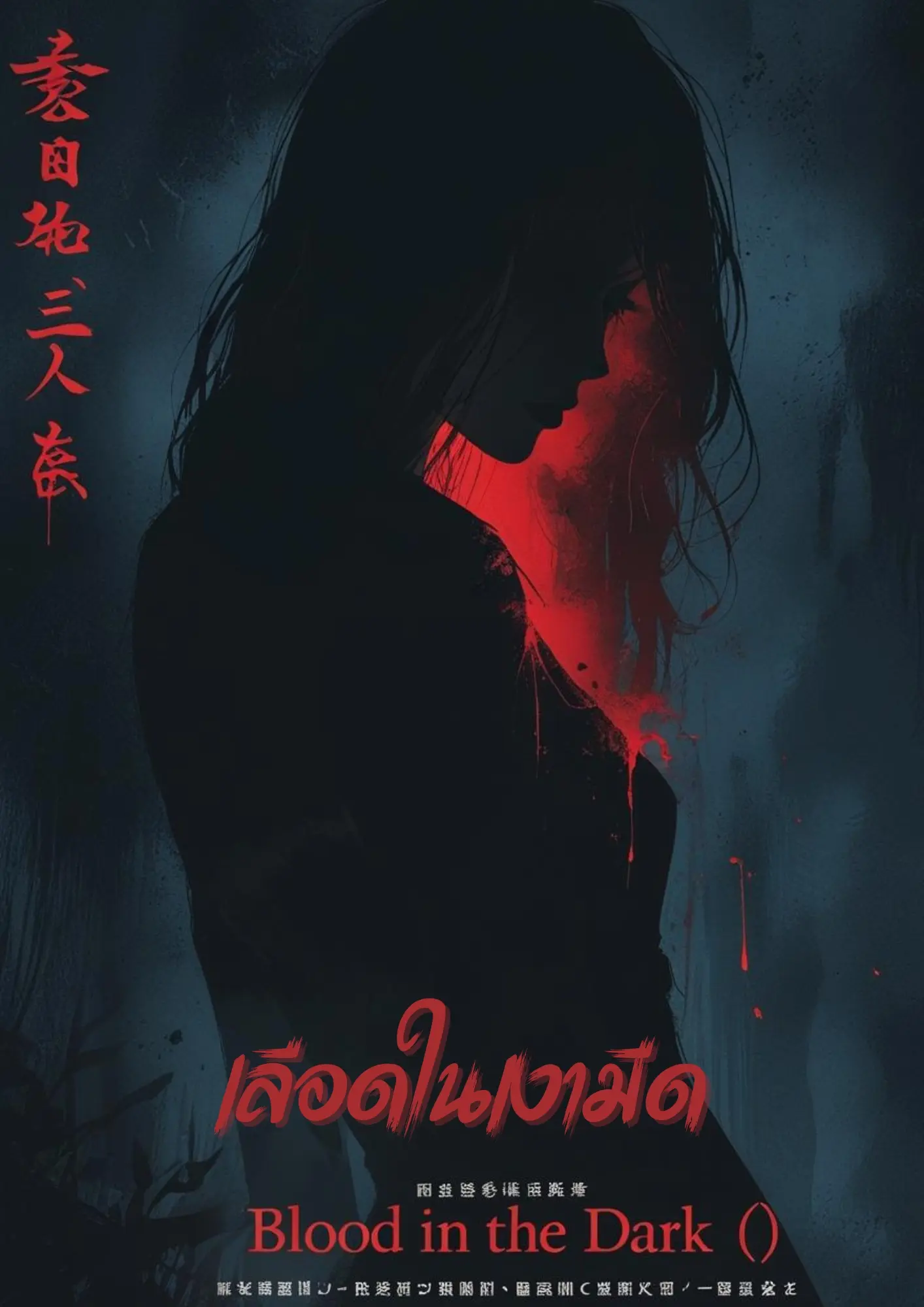 ปกนิยาย เลือดในเงามืด