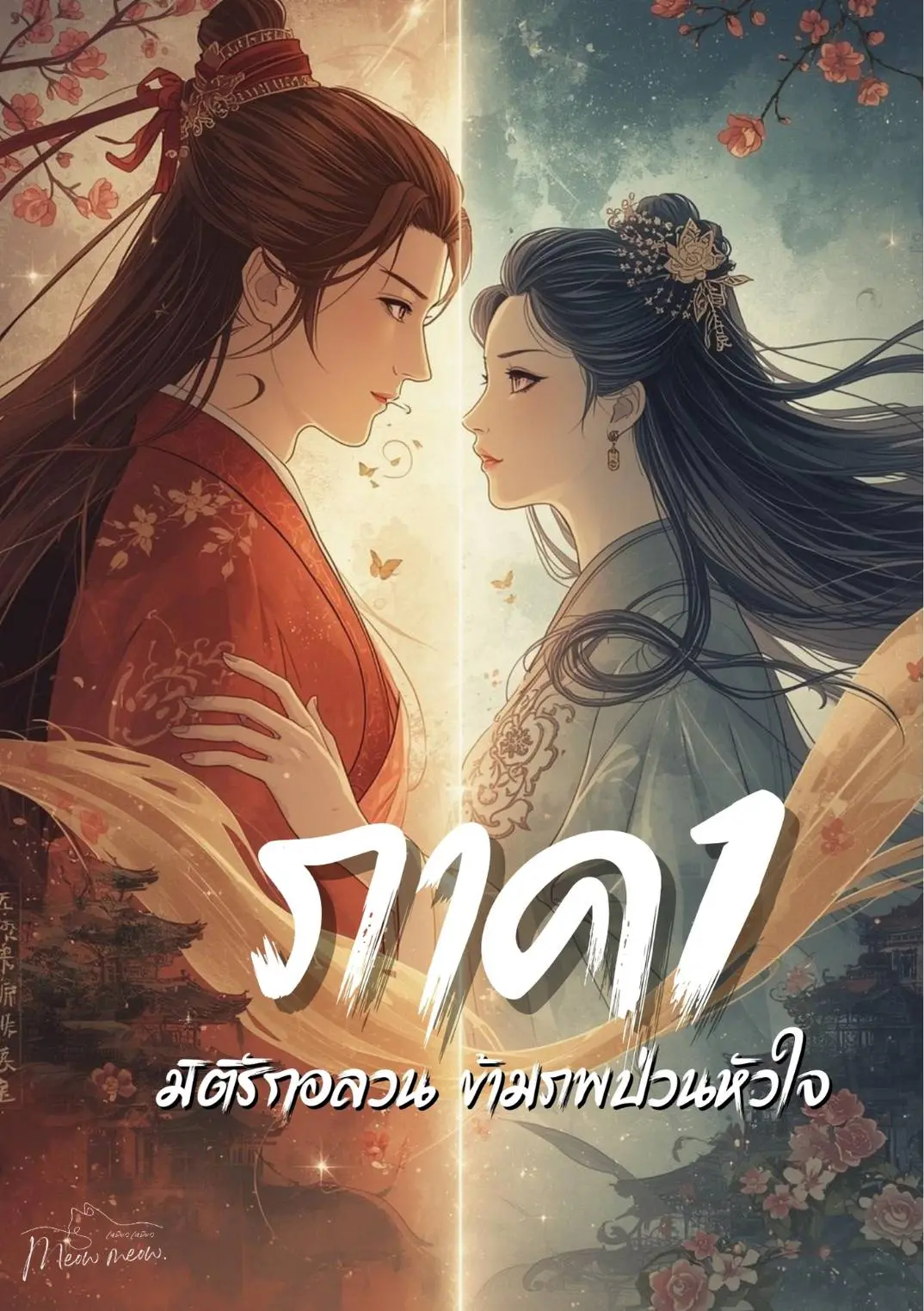 ปกนิยาย มิติรักอลวน  ข้ามภพป่วนหัวใจ 1