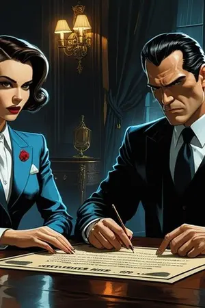 ปกนิยาย สัญญารักกับมาเฟีย