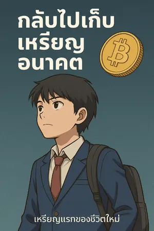 ปกนิยาย กลับไปเก็บเหรียญอนาคต