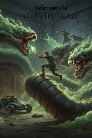 ปกนิยาย นิคกี้ตะลุยต่างโลก(Infinity Nicky)