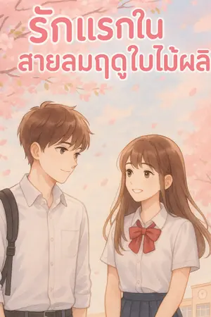 ปกนิยาย รักแรกในสายลมฤดูใบไม้ผลิ