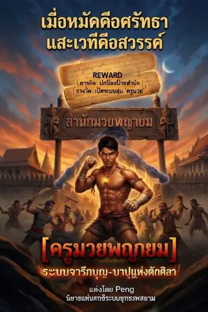 ปกนิยาย ครูมวยพญายม: ระบบจารึกบุญ-บาปแห่งตักศิลา