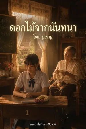ปกนิยาย ดอกไม้จากนันทนา ( เรื่องสั้น16 ตอนจบ )