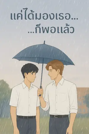 ปกนิยาย แค่ได้มองเธอ...ก็พอแล้ว