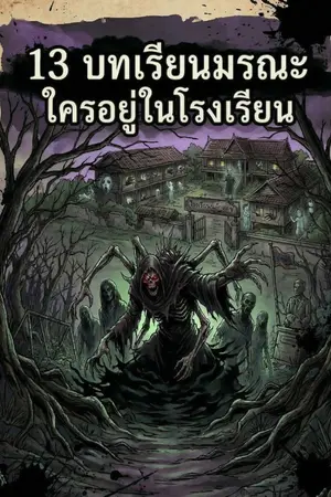 ปกนิยาย 13 บทเรียนมรณะ ใครอยู่ในโรงเรียน