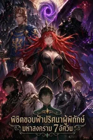 ปกนิยาย พิชิตขอบฟ้าปริศนาผู้พิทักษ์ (มหาสงคราม7อัศวิน)