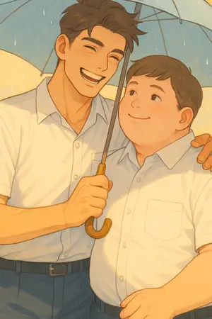 ปกนิยาย กางร่มในวันที่ฝนตกปรอย (Yaoi)