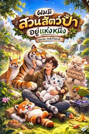 ปกนิยาย ผมมีสวนสัตว์เปิดอยู่แห่งหนึ่ง