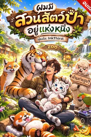 ปกนิยาย ผมมีสวนสัตว์ป่าอยู่แห่งหนึ่ง (นิยายแปล)