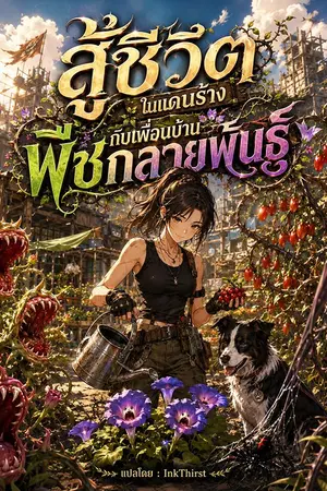 ปกนิยาย สู้ชีวิตในแดนร้าง กับเพื่อนบ้านพืชกลายพันธุ์