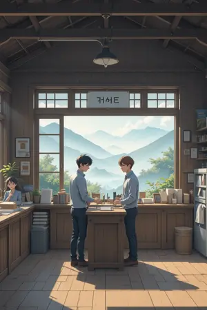 ปกนิยาย ในสายตาของเธอ...มีเขาสองคน