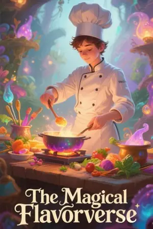 ปกนิยาย ตะลุยแดนมหัศจรรย์ รสชาติพิศวง! The Magical Flavorverse