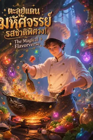 ปกนิยาย ตะลุยแดนมหัศจรรย์ รสชาติพิศวง! The Magical Flavorverse