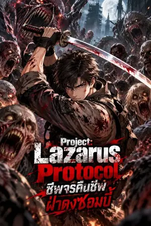 ปกนิยาย Project: Lazarus Protocol ชีพจรคืนชีพ ฝ่าดงซอมบี้