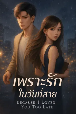 ปกนิยาย รักเรา...เพราะรักในวันที่สาย Because I Loved You Too Late