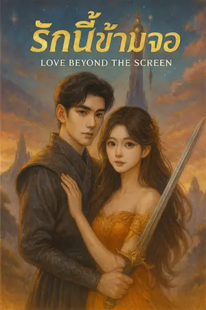 ปกนิยาย รักนี้ข้ามจอ (Love Beyond the Screen)
