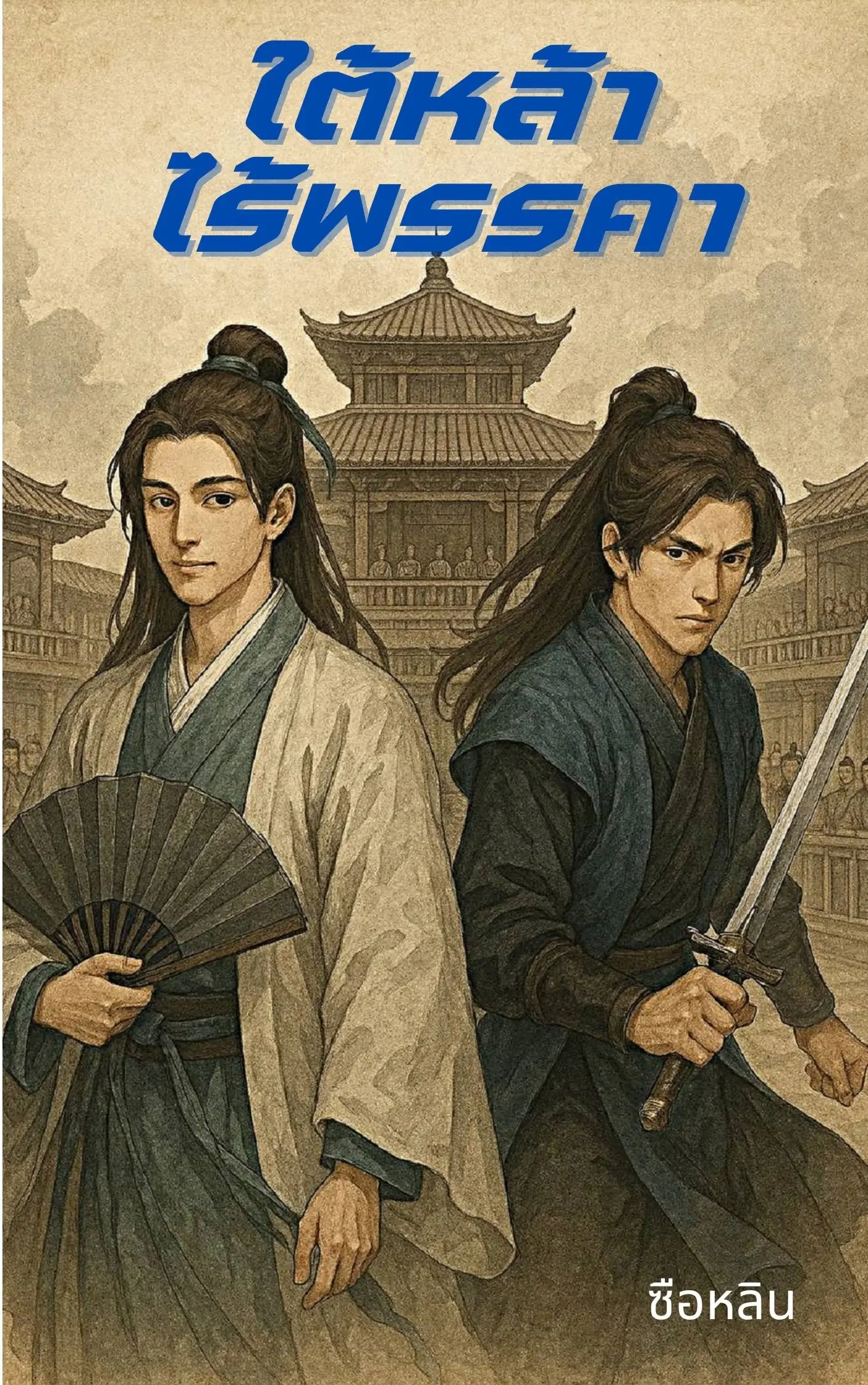 ปกนิยาย ใต้หล้าไร้พรรคา