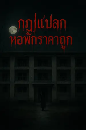 ปกนิยาย กฎแปลกหอพักราคาถูก [Rules Of Horror]