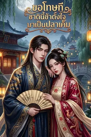 ปกนิยาย ขอโทษที ชาตินี้ข้าตั้งใจเป็นปลาเค็ม