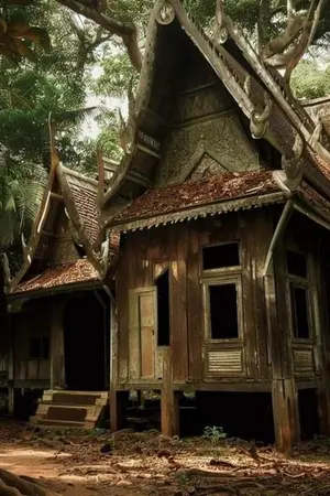 ปกนิยาย กฎของศาลาวัดร้าง