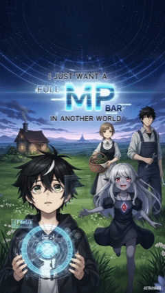 ปกนิยาย ผมแค่อยากมี MP เต็มหลอดในต่างโลก