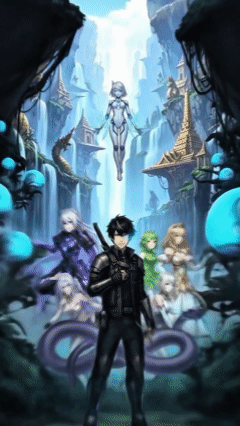 ปกนิยาย "เกิดใหม่เป็นไกด์ต่างโลก พร้อมระบบนำทางสี่มหาจักรวรรดิ" (Isekai Guide & The Four Imperial Eras System)