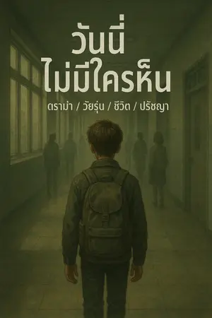 ปกนิยาย วันที่ไม่มีใครเห็น