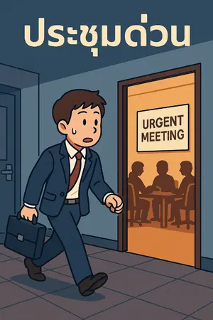 ปกนิยาย ประชุมด่วน