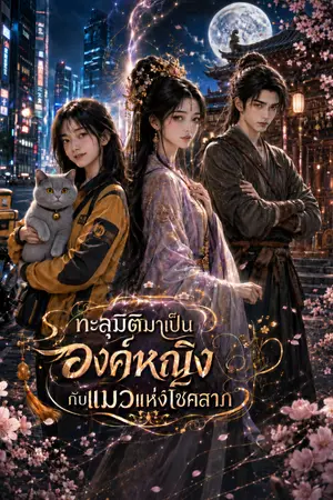 ปกนิยาย ทะลุมิติมาเป็นองค์หญิงกับแมวแห่งโชคลาภ